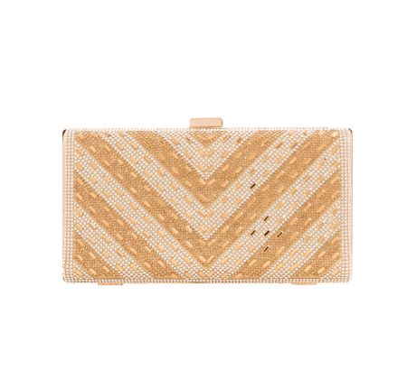 Společenská kabelka clutch zlatá