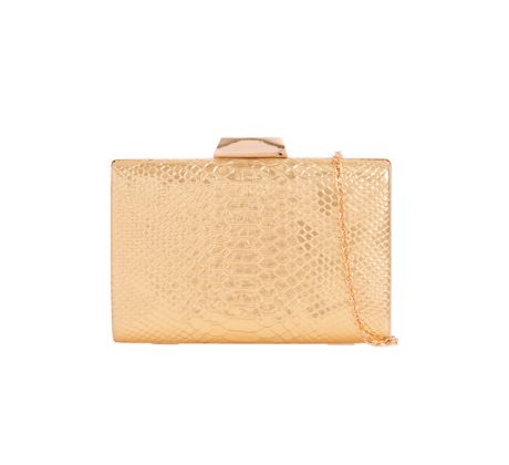 Společenská kabelka clutch zlatá 1