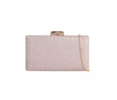 Společenská kabelka clutch rose gold 13