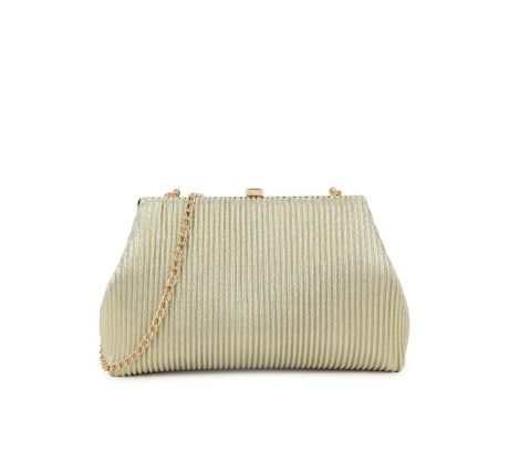 Společenská kabelka zlatá clutch