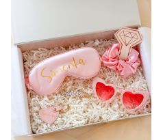 Vyskládej si krabičku pro nevěstu/krabička pro družičku růžová