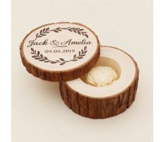 Krabička na obroučky dřevěný pařez 1-1